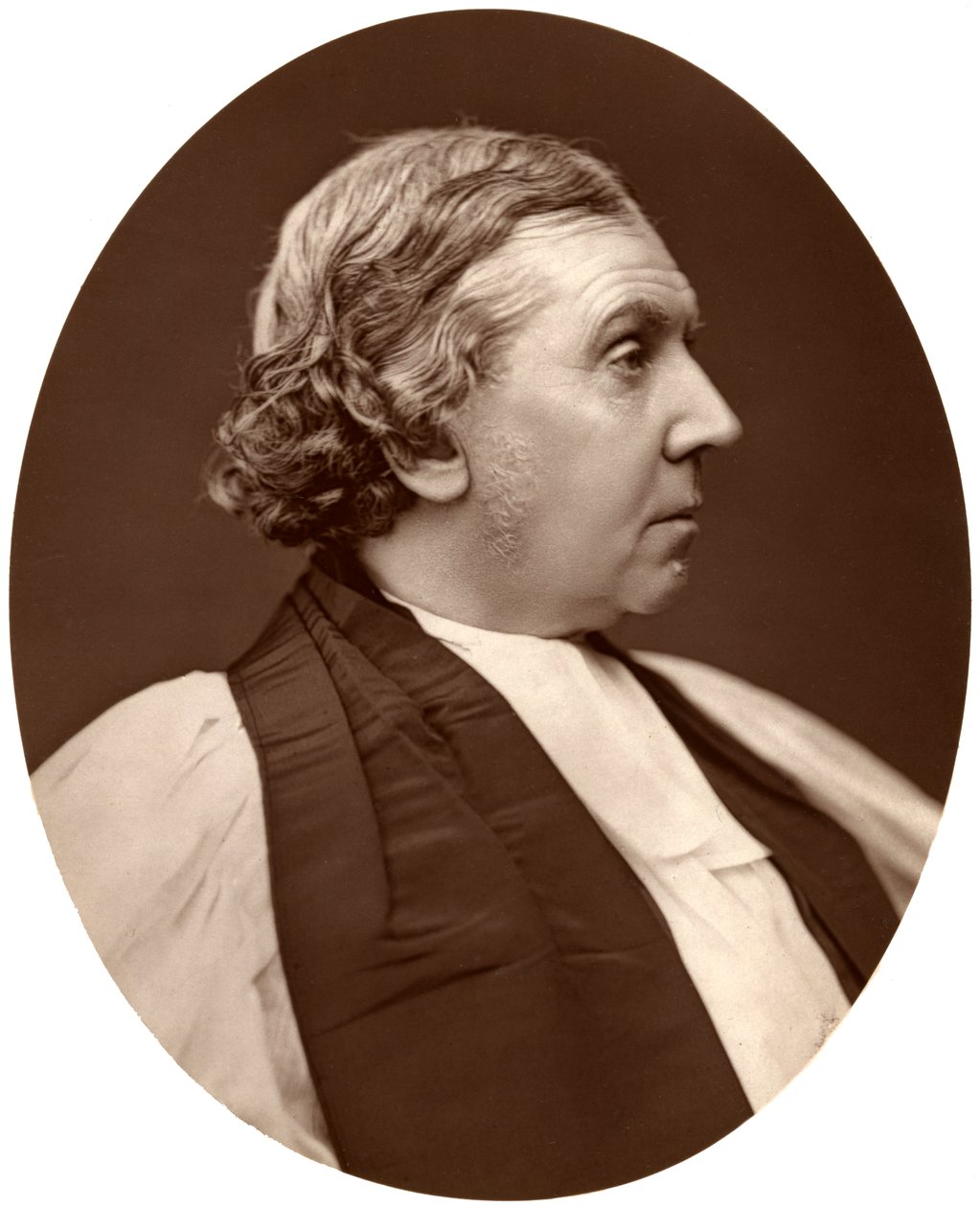 Archibald Campbell Tait, DD, ärkebiskop av Canterbury, 1876. av Lock and Whitfield