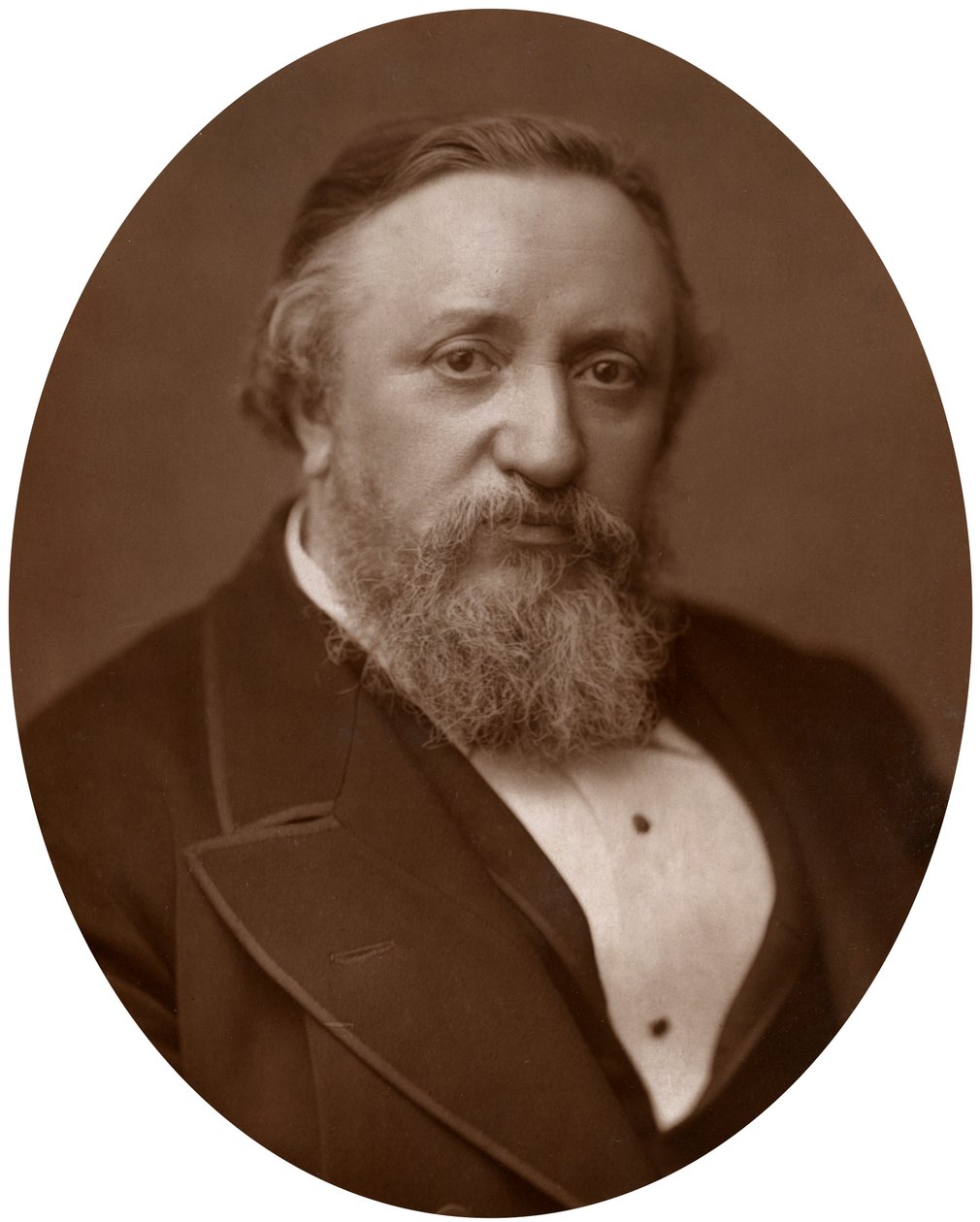 Benjamin Ward Richardson, brittisk läkare och författare om medicinsk historia, 1883. av Lock and Whitfield
