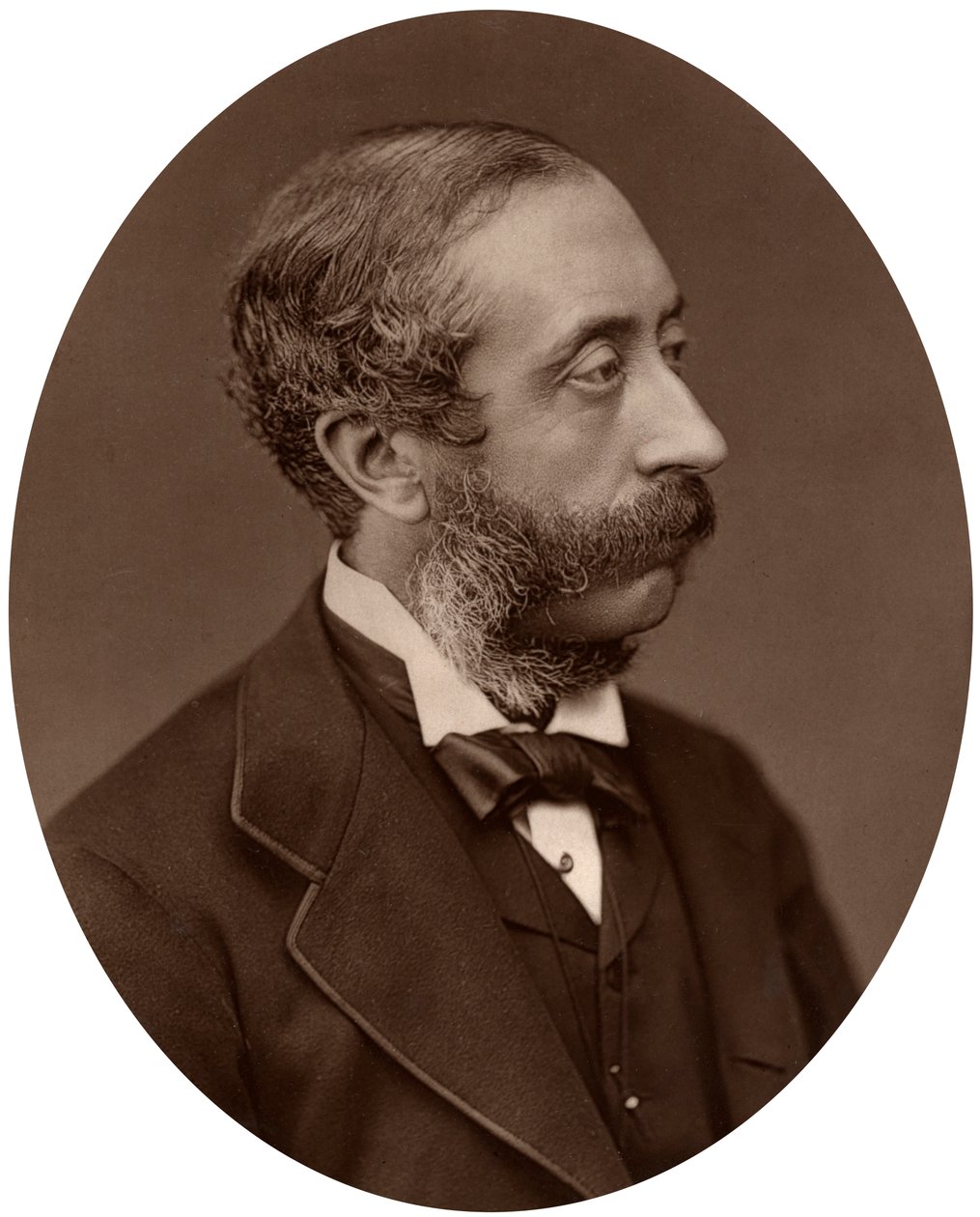 Earl of Carnarvon, president för Society of Antiquaries, 1880. av Lock and Whitfield