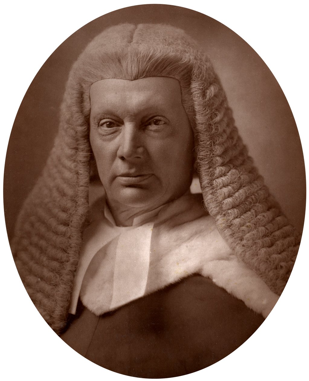 Hon Sir Joseph William Chitty, domare vid High Court of Justice, 1883. av Lock and Whitfield