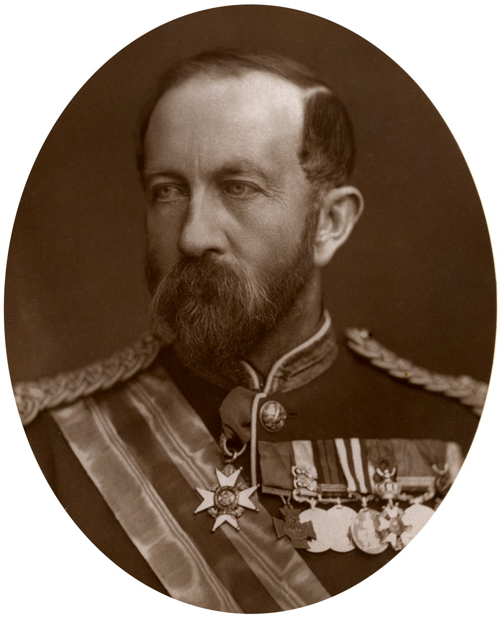 Generalmajor Sir Henry Evelyn Wood, VC, KCB, brittisk soldat, 1883. av Lock and Whitfield