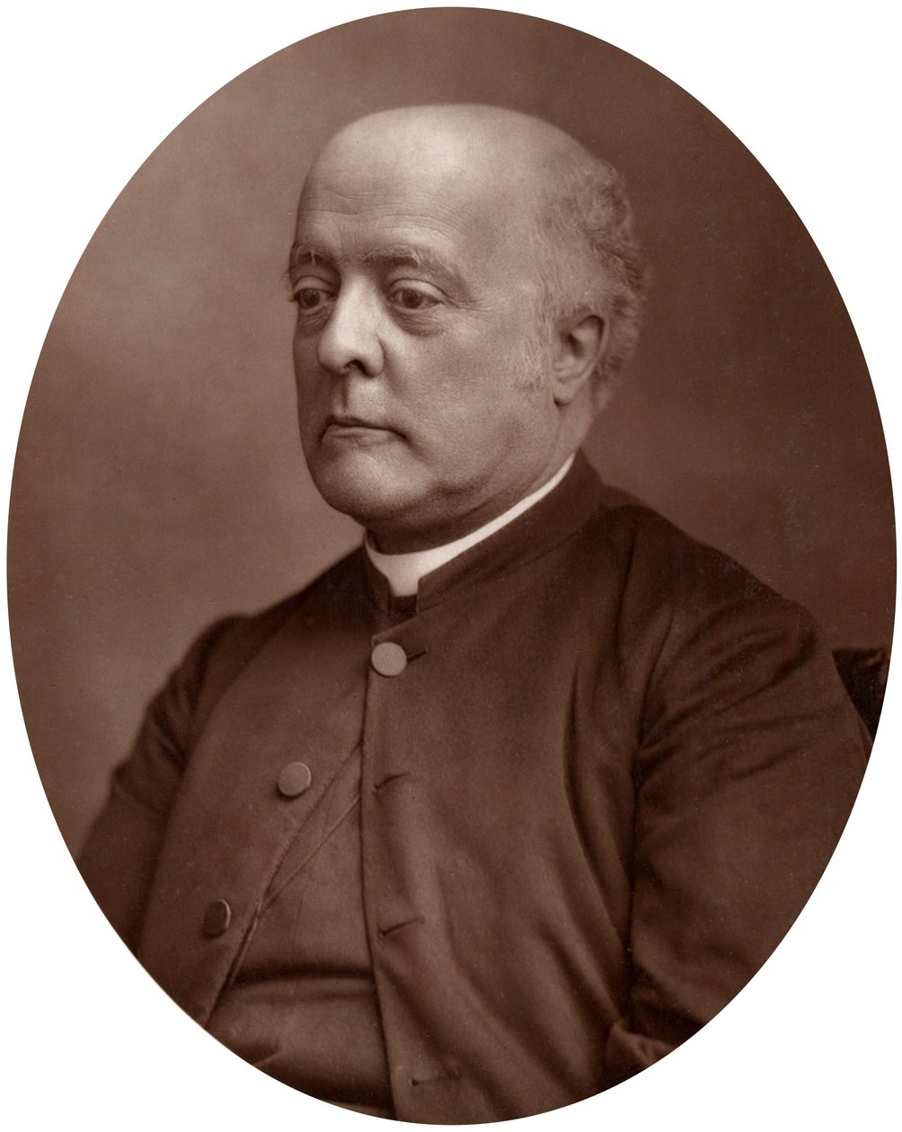 Rev Sir Frederick A Gore Ouseley, Bart, professor i musik vid University of Oxford, 1883. av Lock and Whitfield