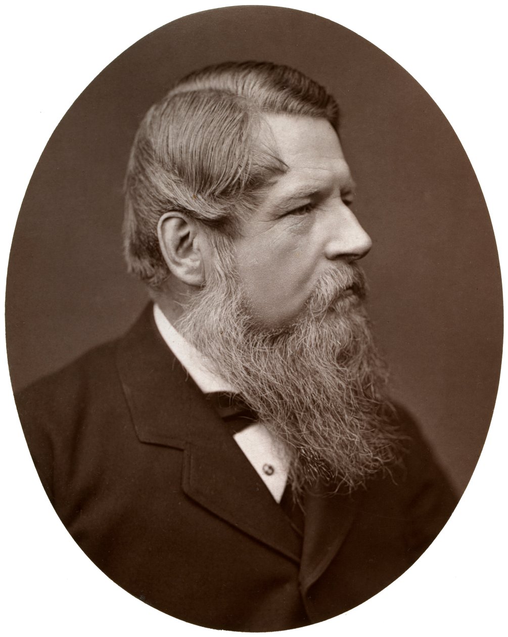 Höger Hon Sir Stafford Henry Northcote, Bart, MP, finansminister, 1877. av Lock and Whitfield