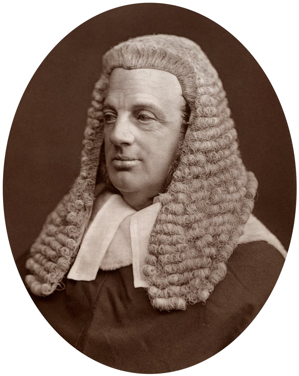 Höger Hon Sir William Baliol Brett, domare i appellationsdomstolen, 1877. av Lock and Whitfield