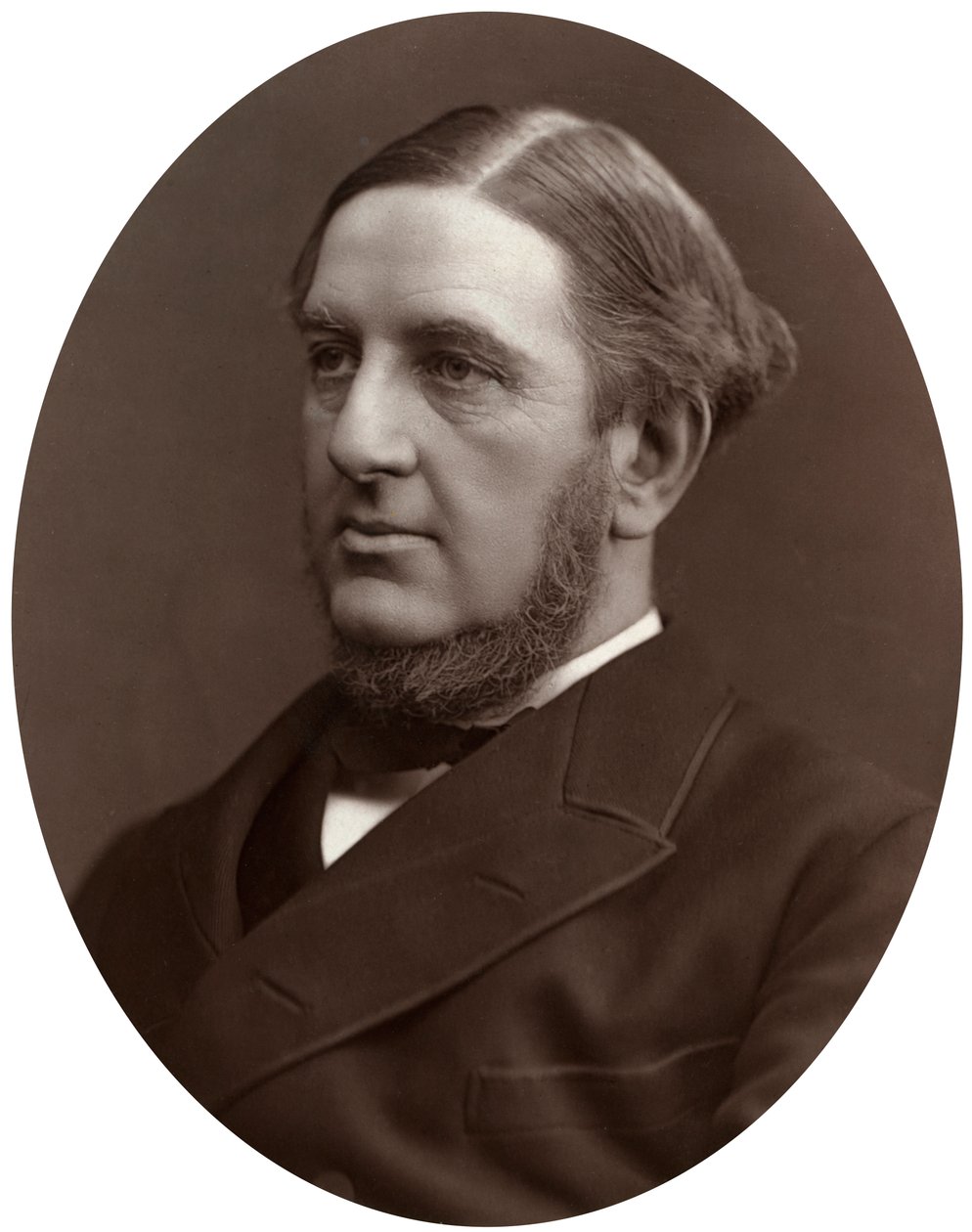 Sir William Vernon Harcourt QC, MP, professor i internationell rätt vid Cambridge University, 1877. av Lock and Whitfield