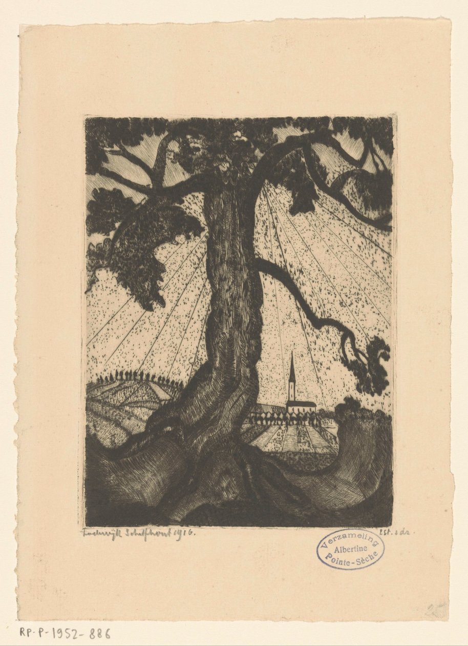 swedish av Lodewijk Schelfhout (signed by artist)