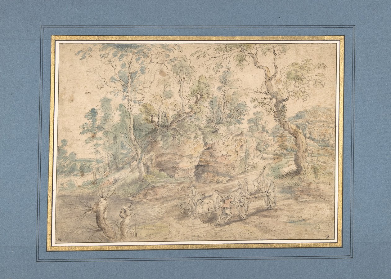 Vagnaren efter Peter Paul Rubens, 1620. av Lodewijk de Vadder