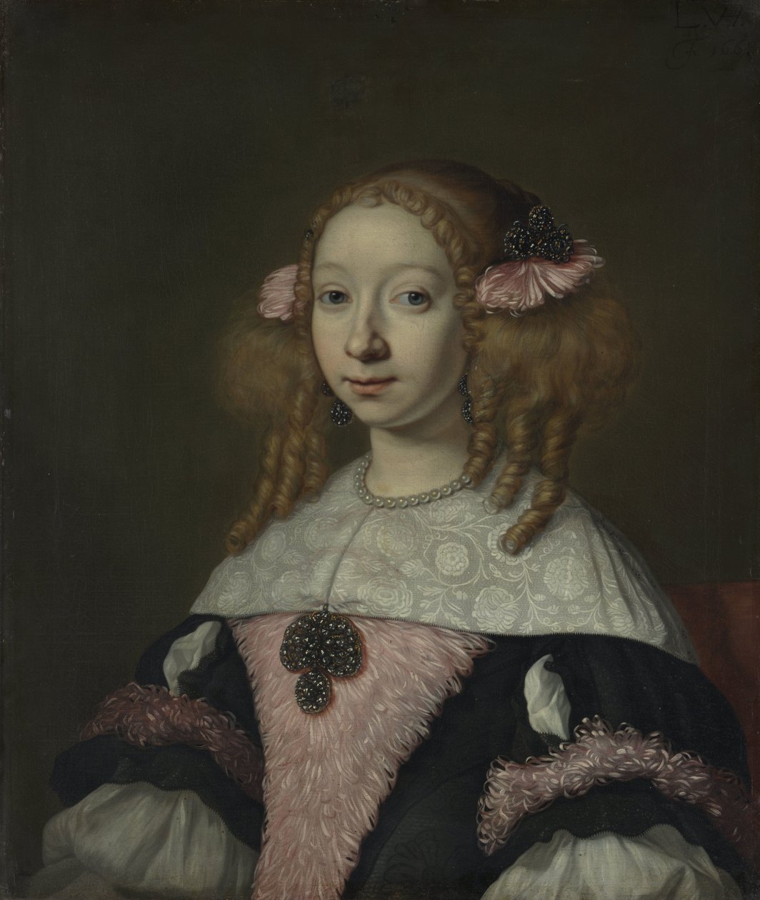Adriana Jacobusdr Hinlopen (1646-1736), Hustru till Johannes Wijbrants av Lodewijk van der Helst