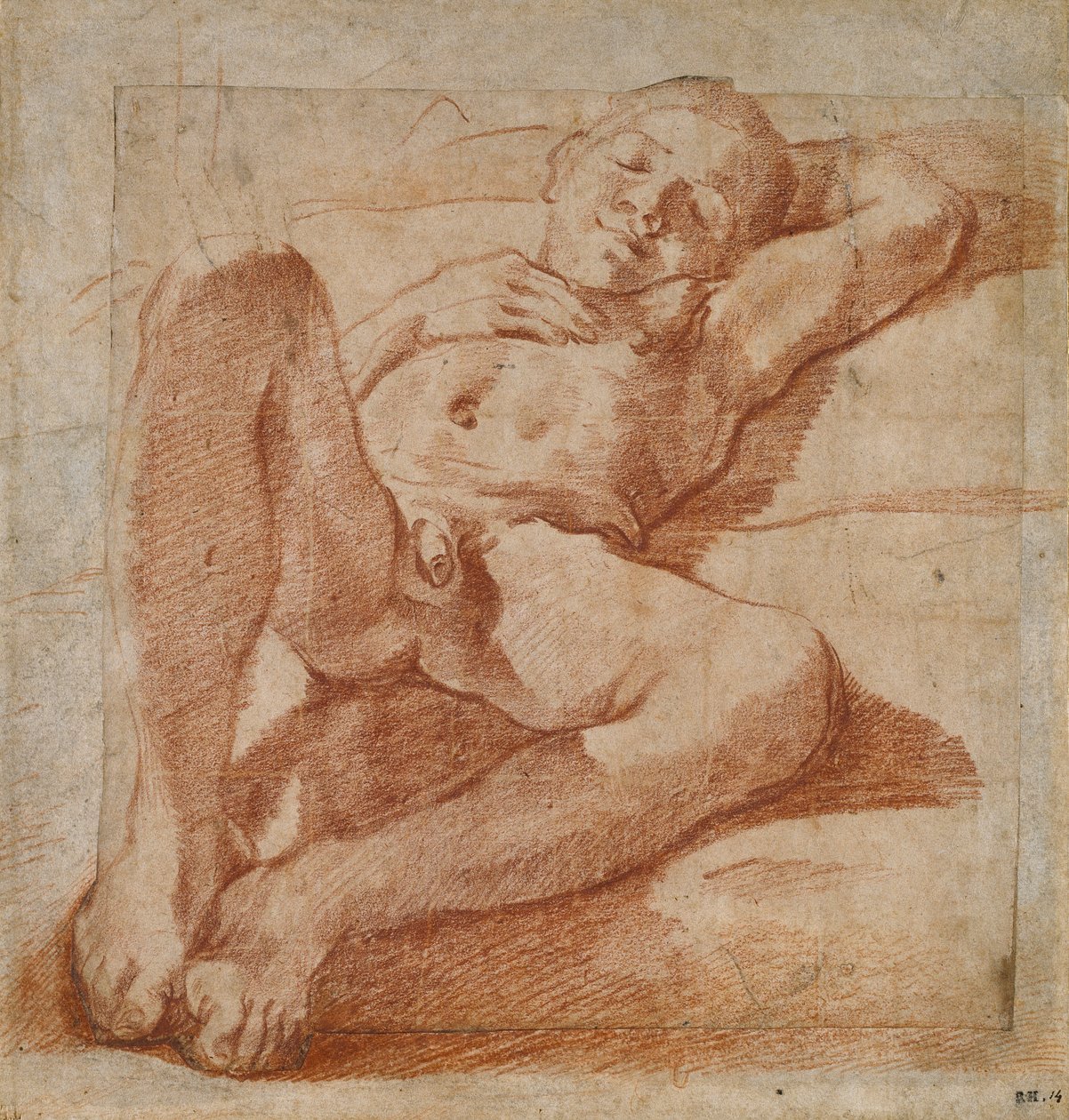Studie av en naken pojke, 1575-1619 av Lodovico Carracci