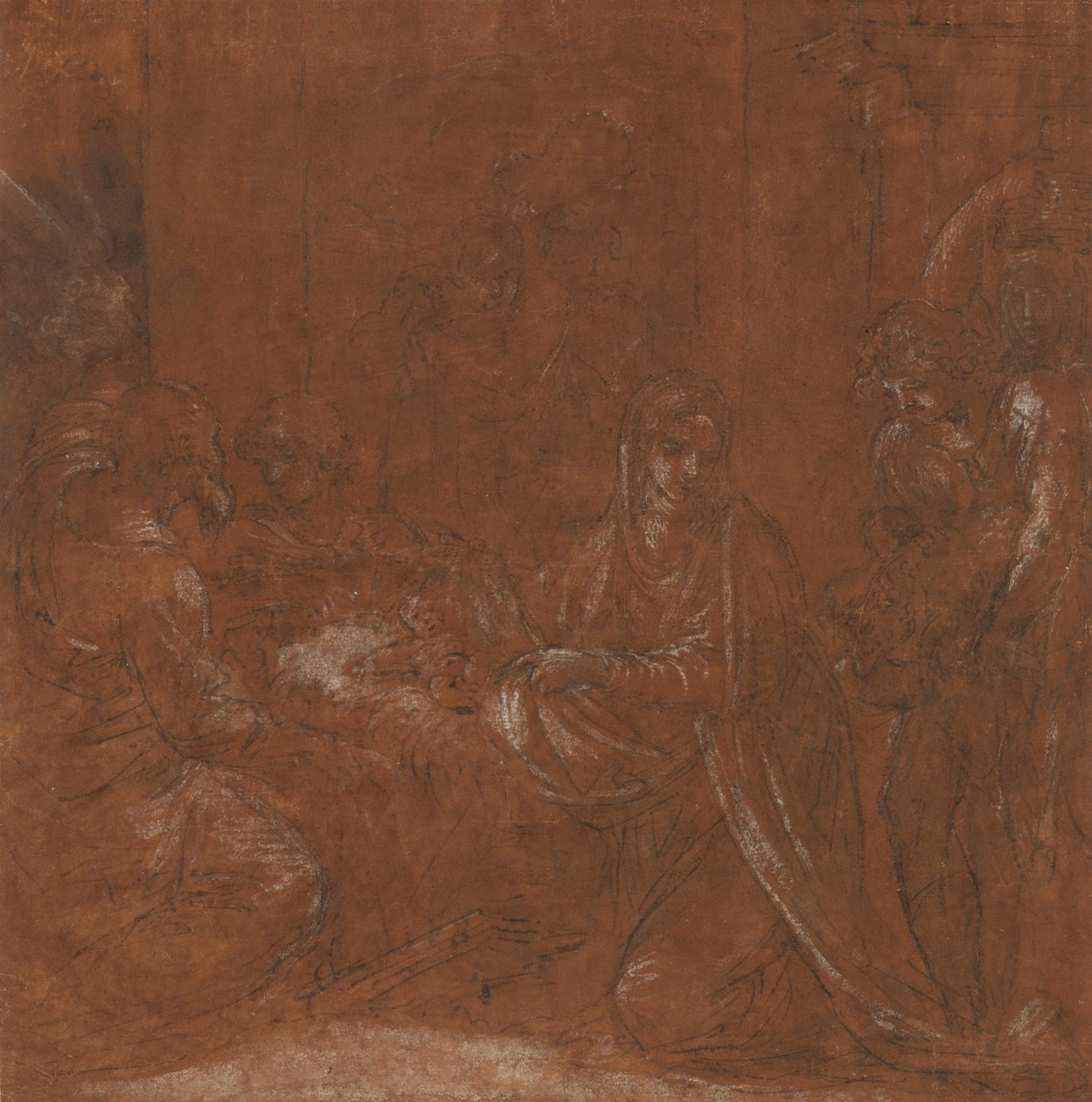 Herdarnas tillbedjan, 1611-12 av Lodovico Carracci