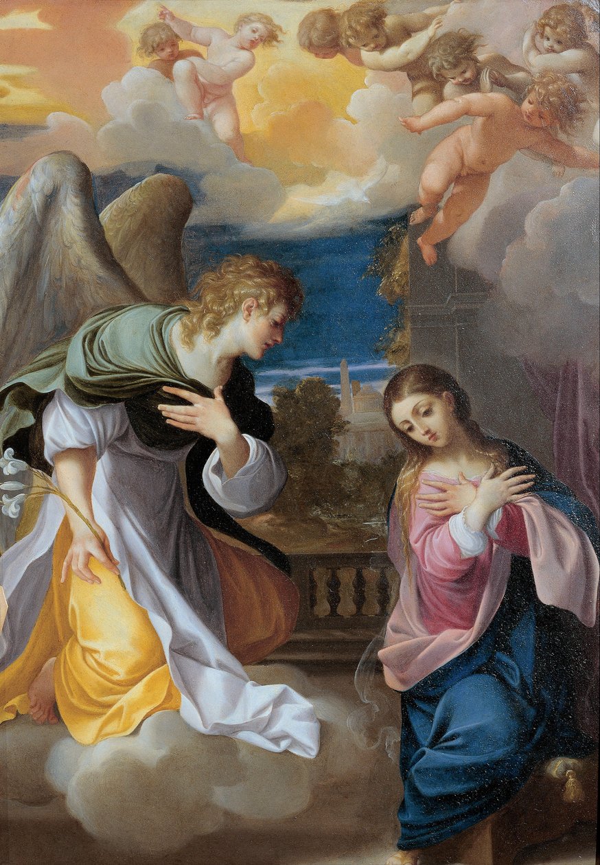 Bebådelsen, 1603-1604 av Lodovico Carracci