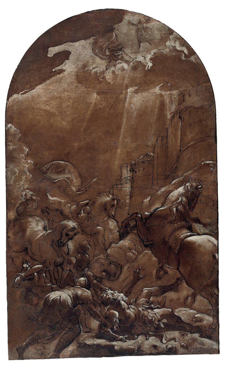 Sankt Paulus omvändelse av Lodovico Carracci