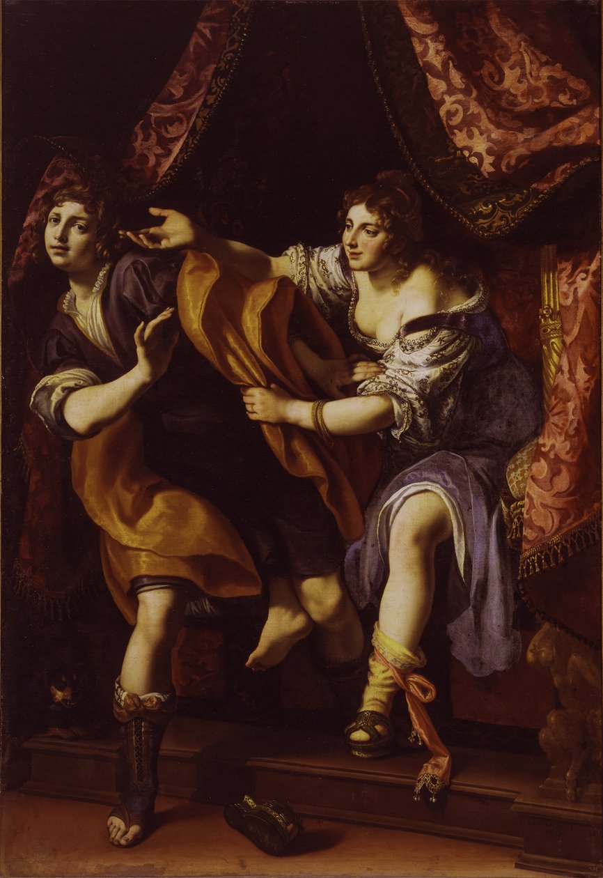 Josef och Potifars hustru, 1610. av Lodovico Cigoli