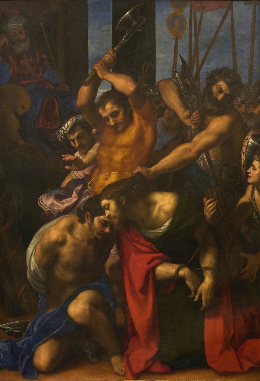 Sankt Jakobs och Josias martyrskap, 1605. av Lodovico Cigoli