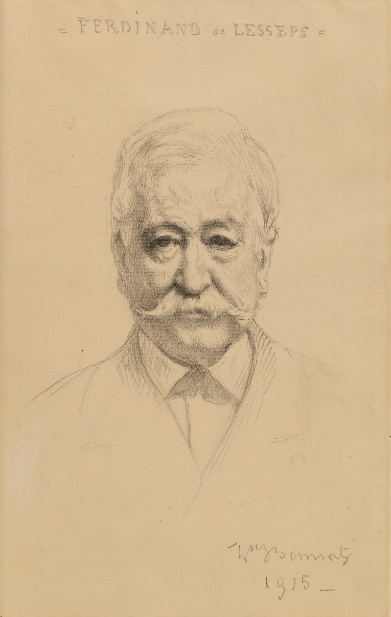 Ferdinand De Lesseps av Léon Bonnat