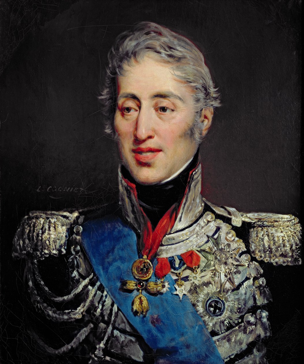 Porträtt av Karl X (1757-1836) c.1824-30 av Léon Cogniet