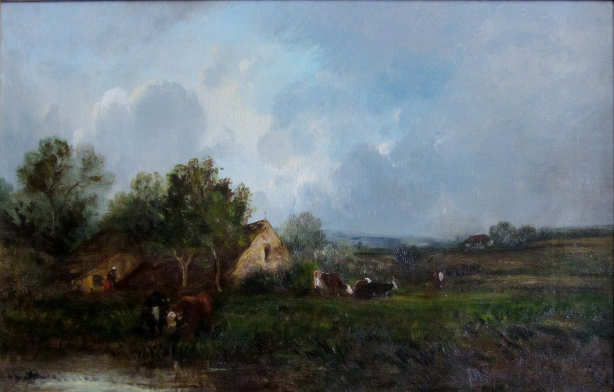 Franska landskap av Leon Victor Dupre