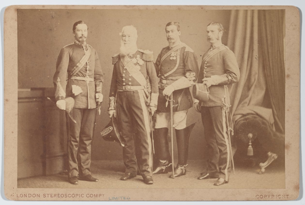 Medlemmar av familjen Sartorius, 1870 ca av London Stereoscopic Company