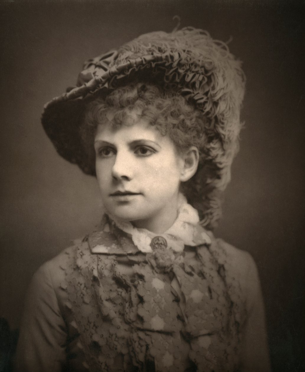 Alma Murray, brittisk skådespelerska, 1882. av London Stereoscopic and Photographic Co