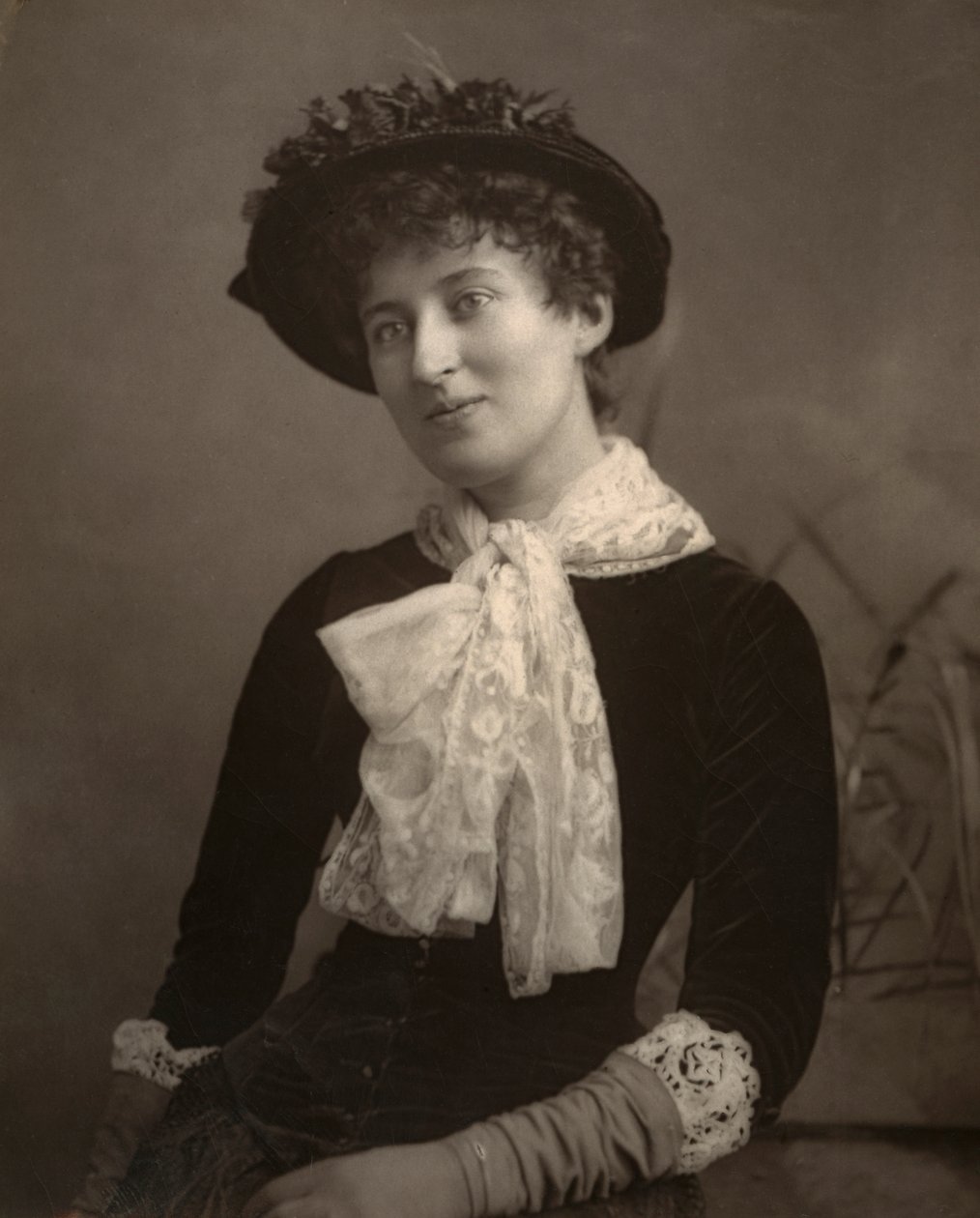 Cissy Grahame, brittisk skådespelerska, 1882 av London Stereoscopic and Photographic Co