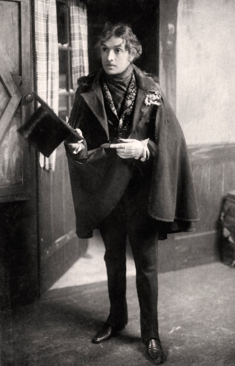 John Martin-Harvey 1863-1944, engelsk skådespelare, tidigt 1900-tal. av London Stereoscopic and Photographic Co