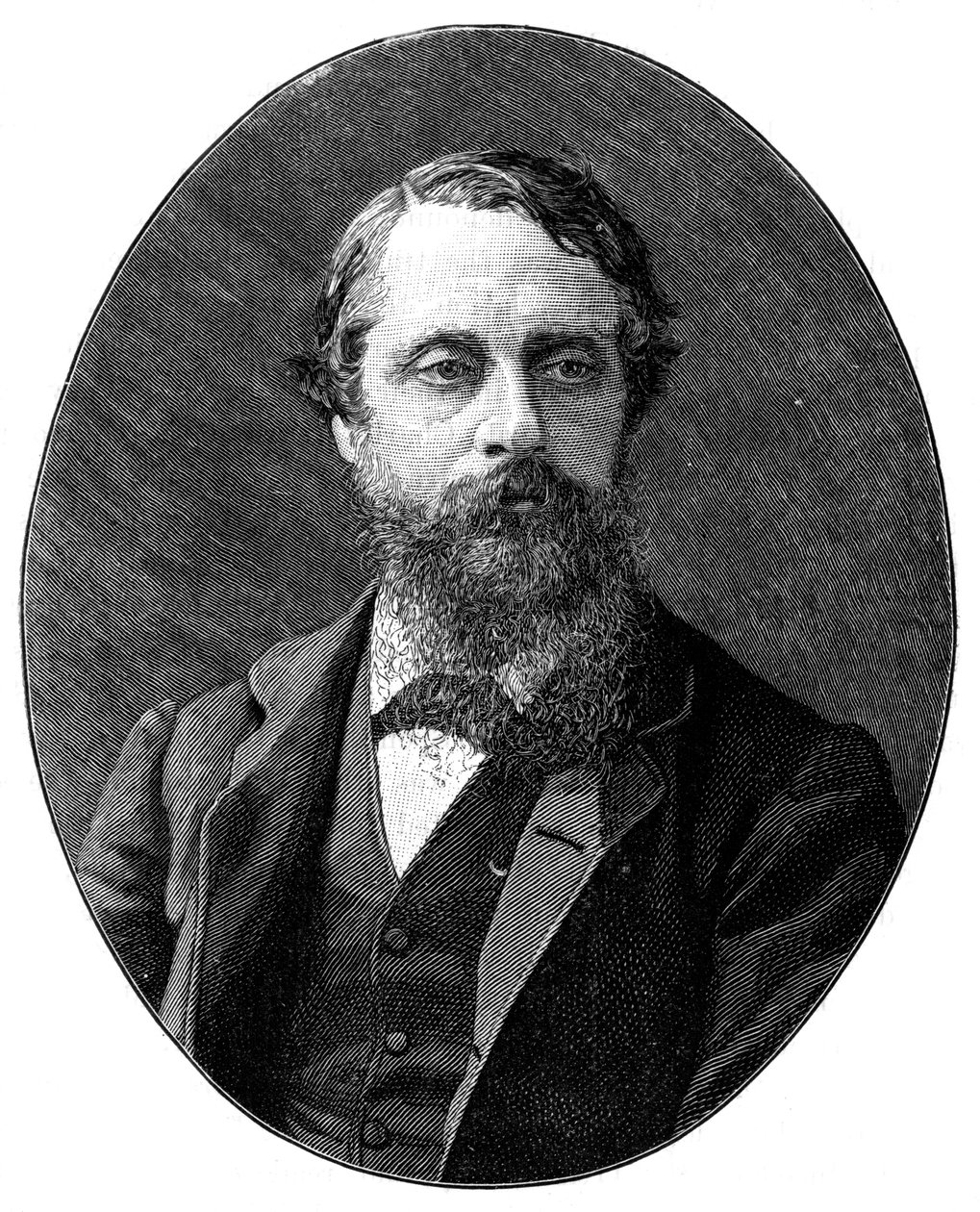 Lord Frederick Cavendish, brittisk liberal politiker från 1800-talet, 1900. av London Stereoscopic and Photographic Co