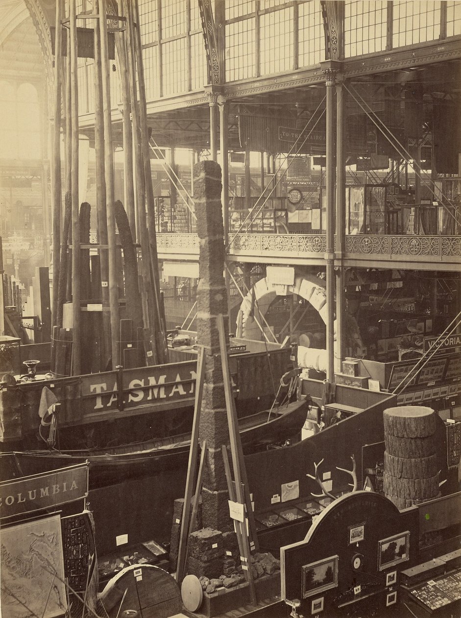 Utsikt över konst på 1862 års utställning av London Stereoscopic and Photographic Company