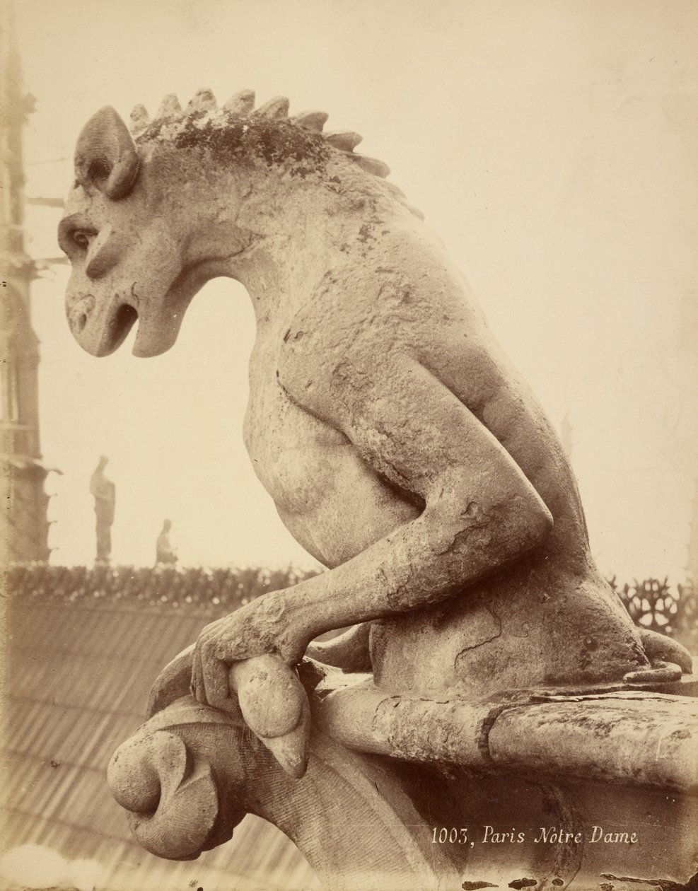 Paris, Notre-Dame av Léopold Louis Mercier