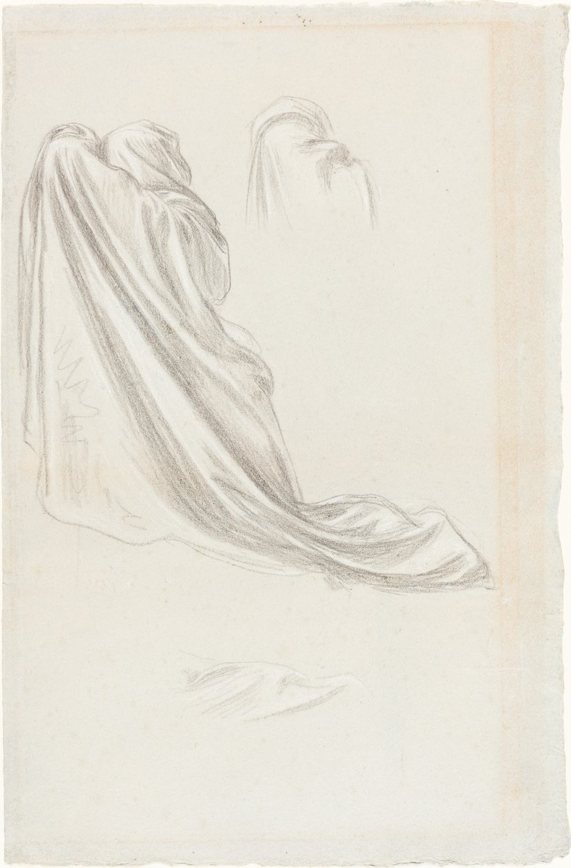 Studie för "The Wise and Foolish Virgins" av Lord Leighton Frederic