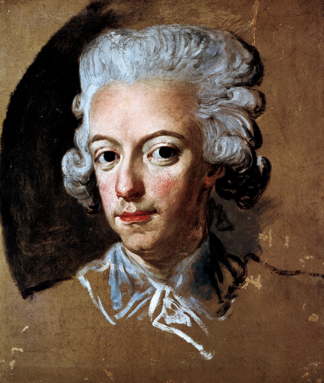 "Porträtt av den svenske kungen Gustav III (1771-1792) Målning av Lorens Pasch (1733-1805) av Lorens the Younger Pasch