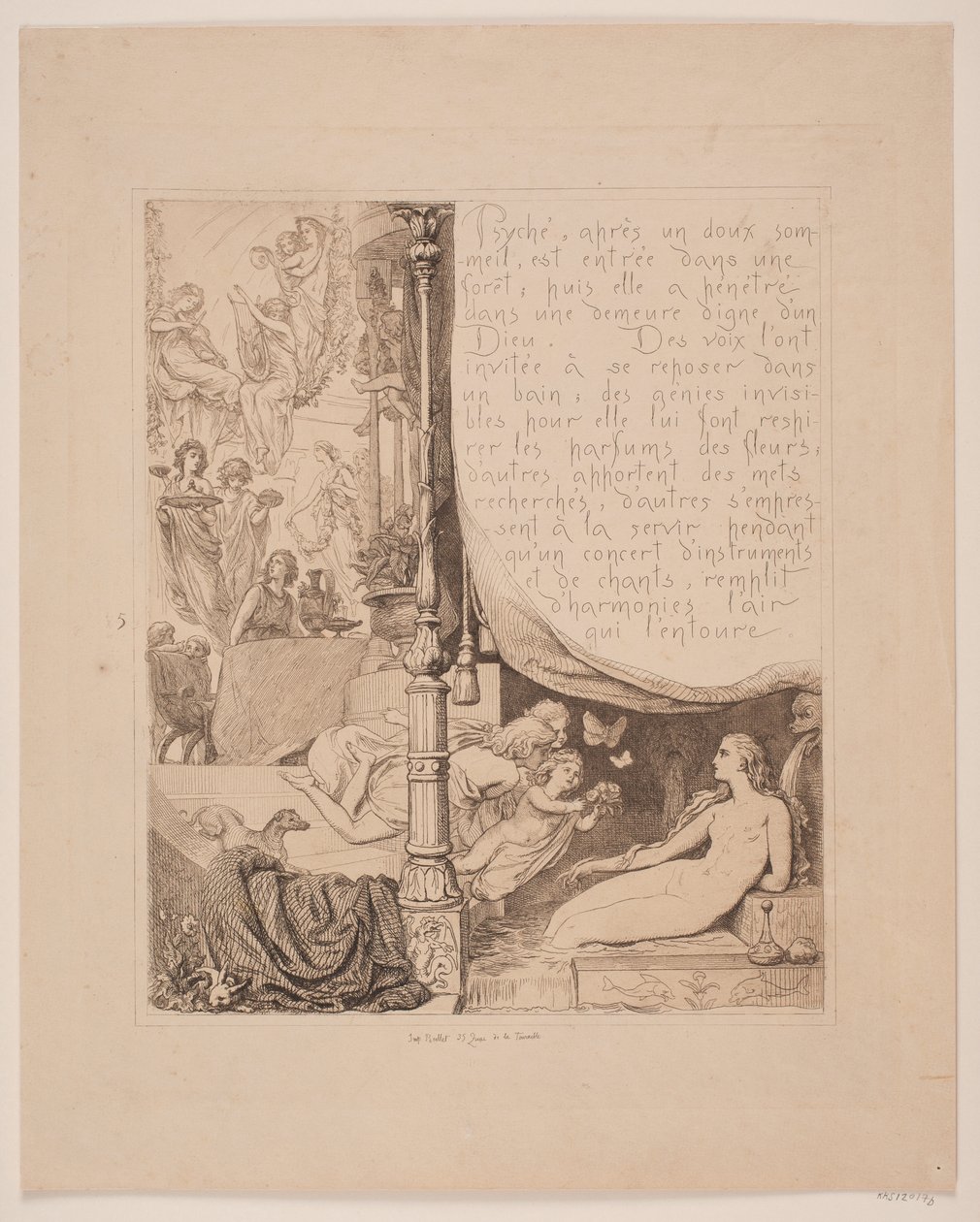 Illustration nr. 5 till "Cupid and Psyche" av Lorenz Frølich