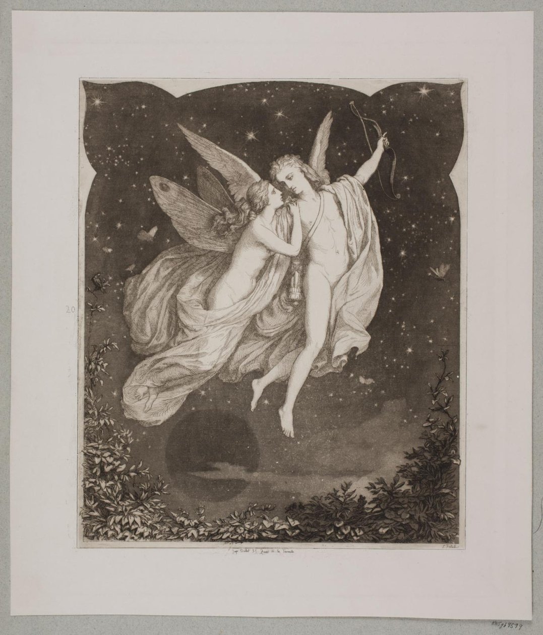 Illustration nr 20 till ”L’Amour et Psyché” av Lorenz Frølich