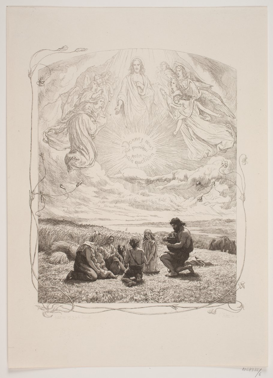 Illustration till ”Söndagsbönen” av Lorenz Frølich