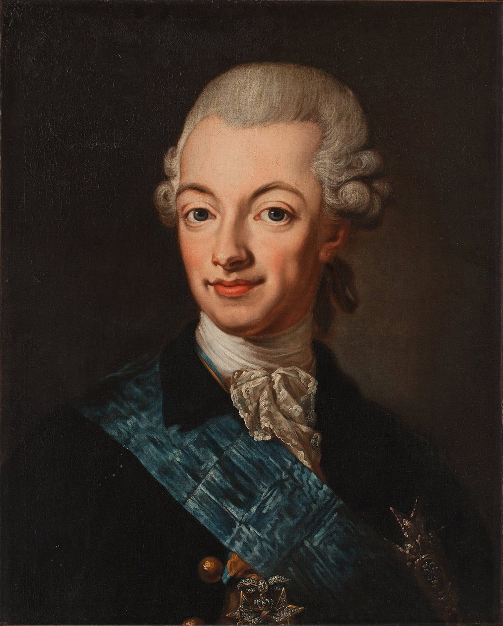 Porträtt av Gustav III av Sverige, ca. 1790 av Lorenz II Pasch