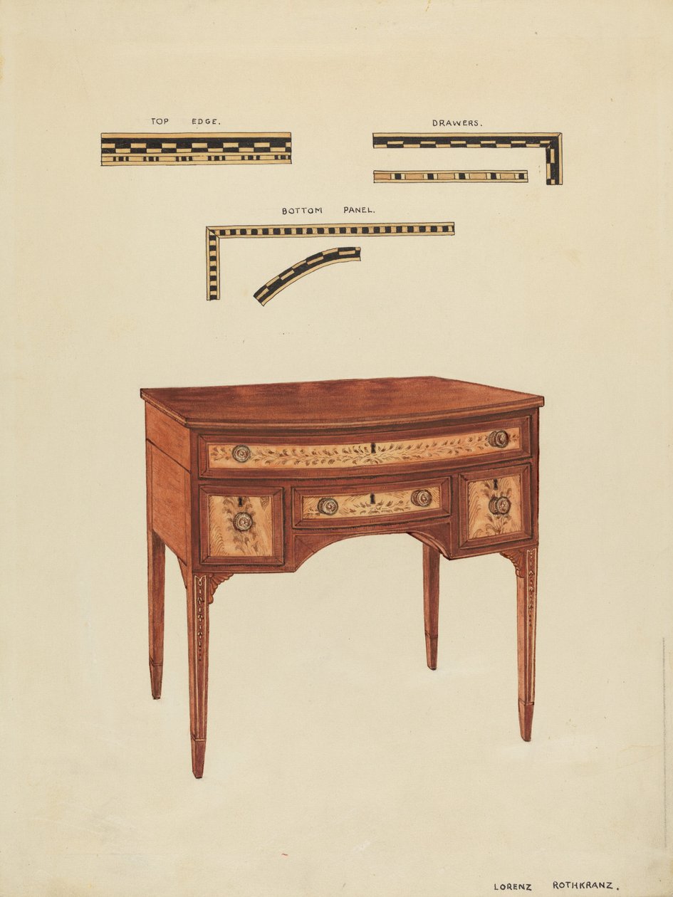 Sminkbord, c. 1938. av Lorenz Rothkrantz