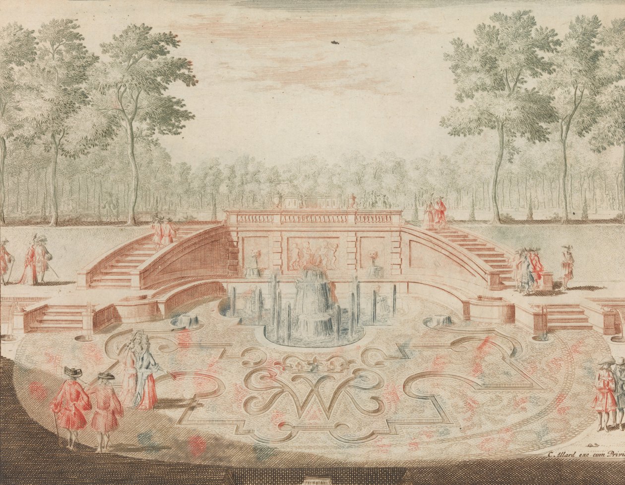 The Fountain of the Royal Name invävd, for the veiver