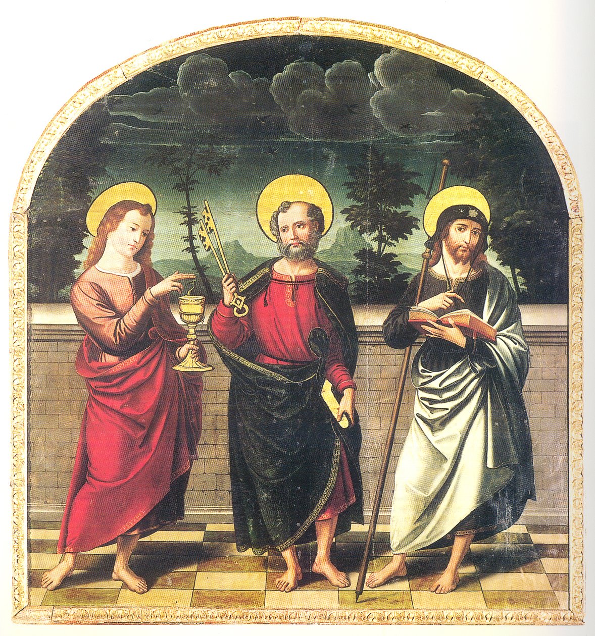San Pedro, Santiago el Mayor y San Juan Evangelista, monasterio de madres dominicas de Sancti Spiritu el Real, Toro (Zamora) av Lorenzo de Ávila