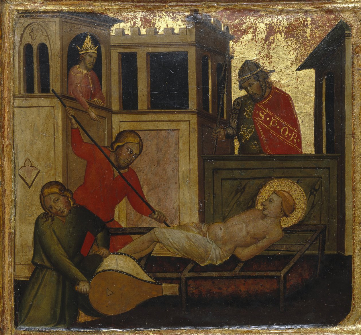 The Martyrdom of Saint Lawrence av Lorenzo di Niccolò