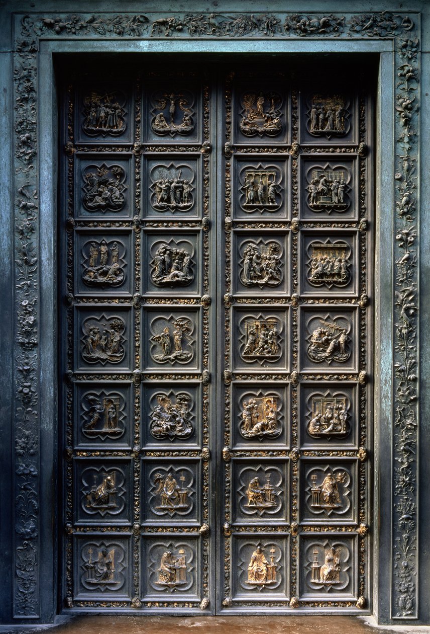 North Doors of the Baptistery of San Giovanni, 1403-24 (brons) av Lorenzo Ghiberti