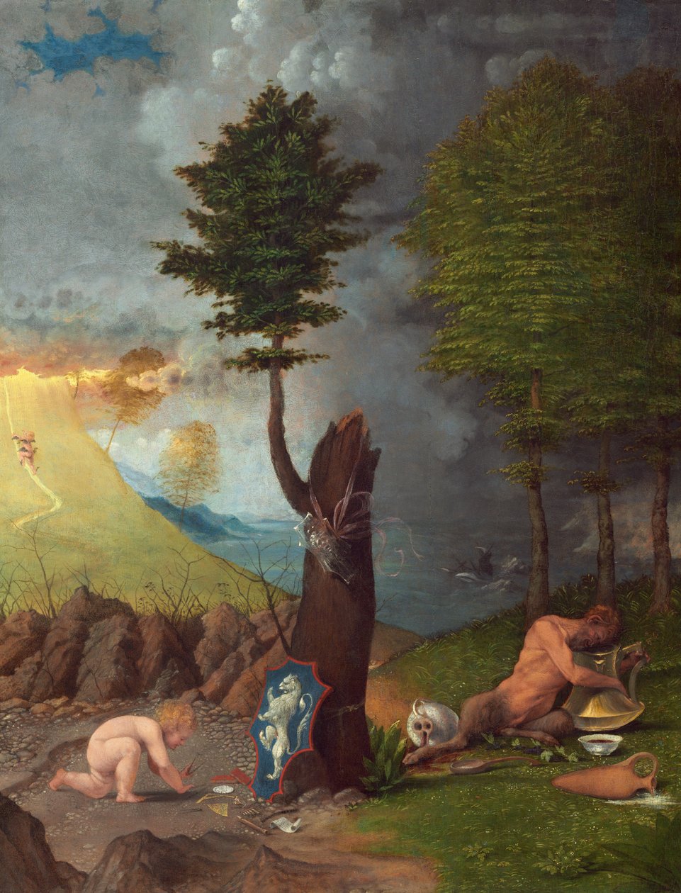 Allegory of Virtue and Vice av Lorenzo Lotto