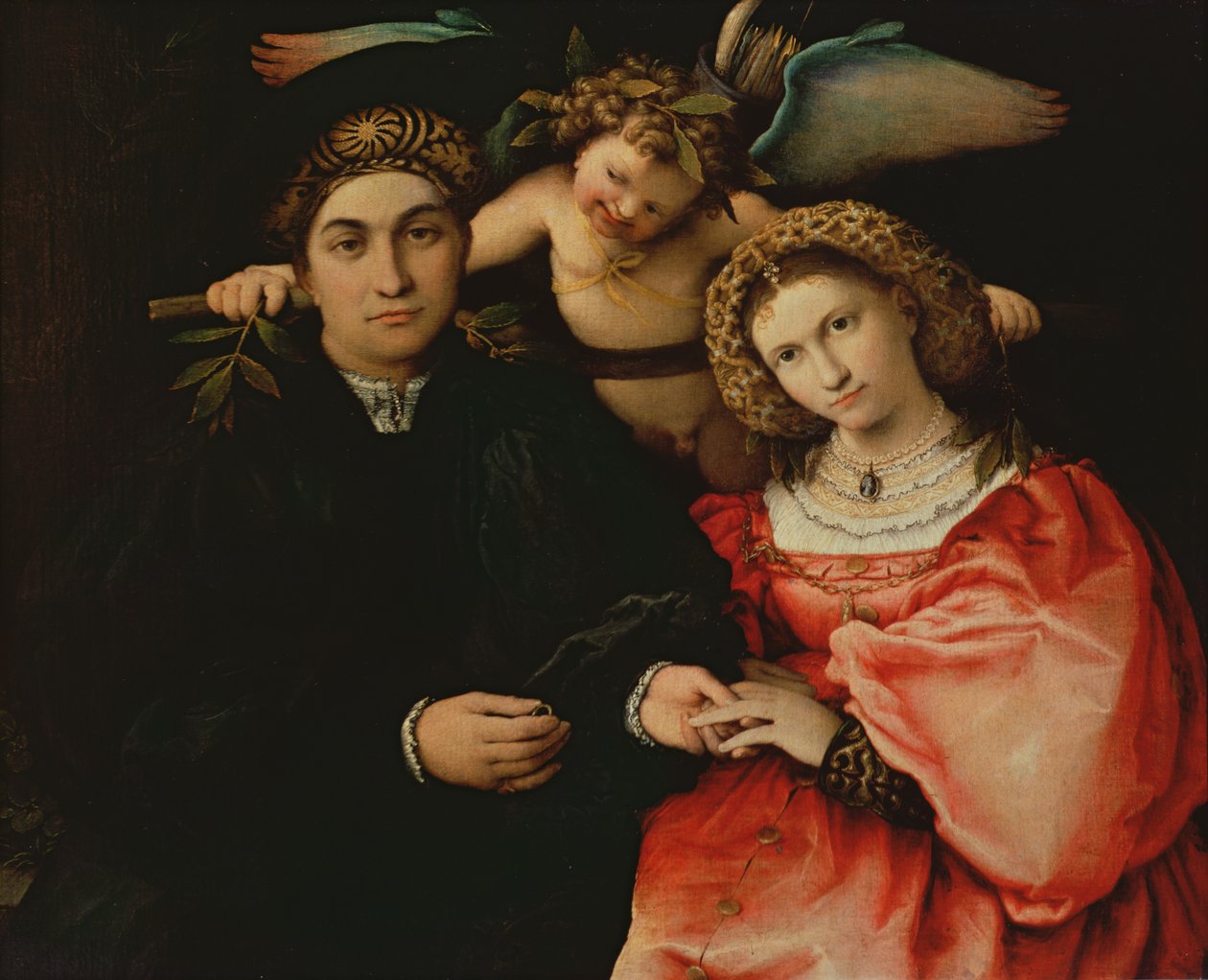 Signor Marsilio Cassotti och hans fru, Faustina, 1523 av Lorenzo Lotto