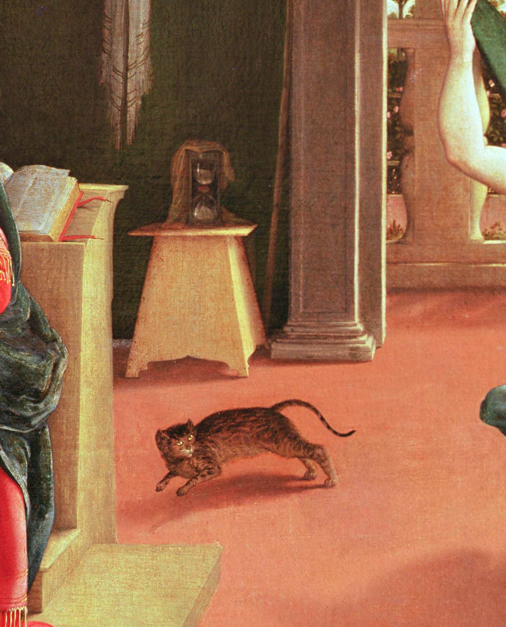The Annunciation, c.1534-35 (detalj av 215996) av Lorenzo Lotto