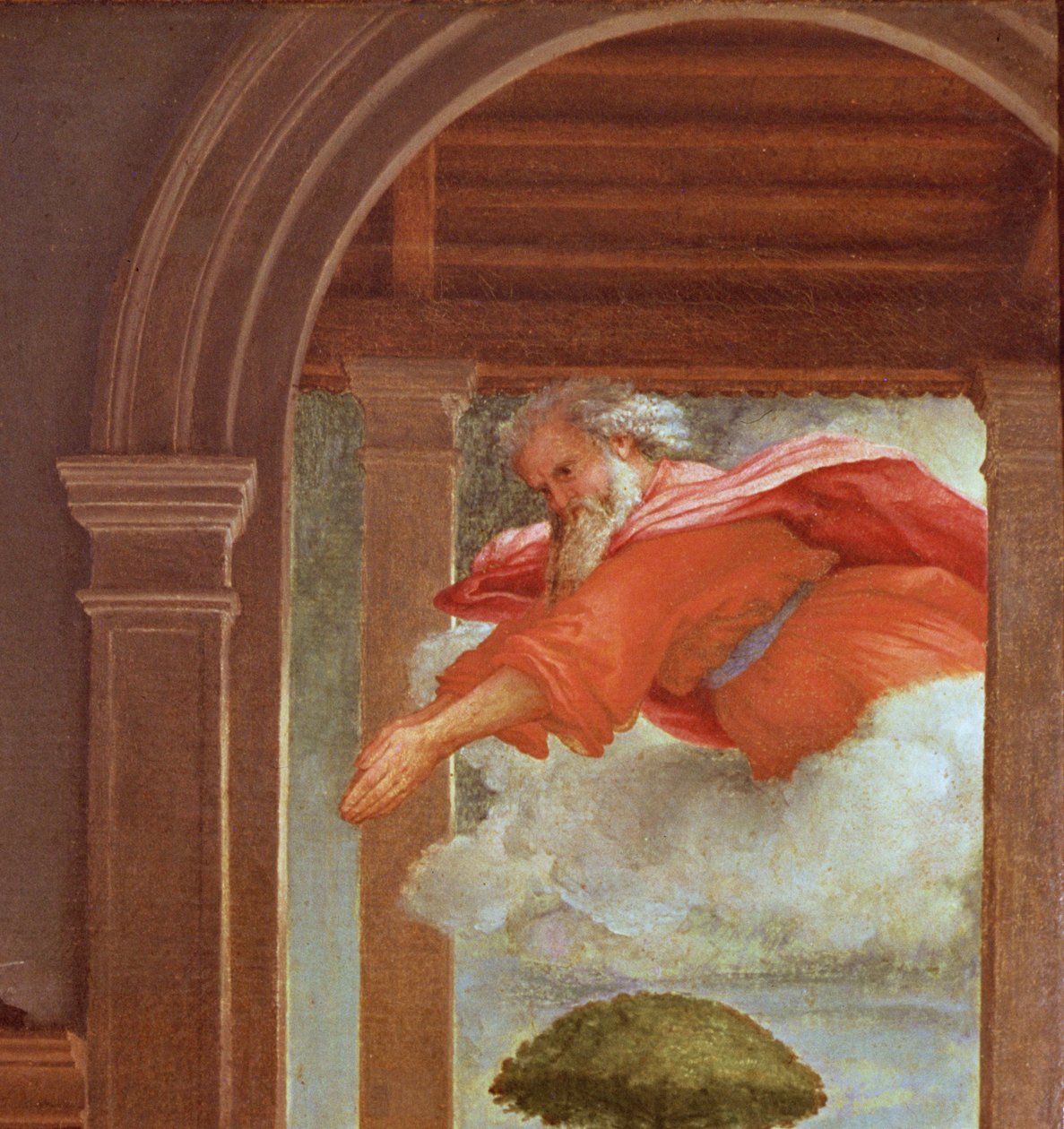 The Annunciation, c.1534-35 (detalj av 215996) av Lorenzo Lotto