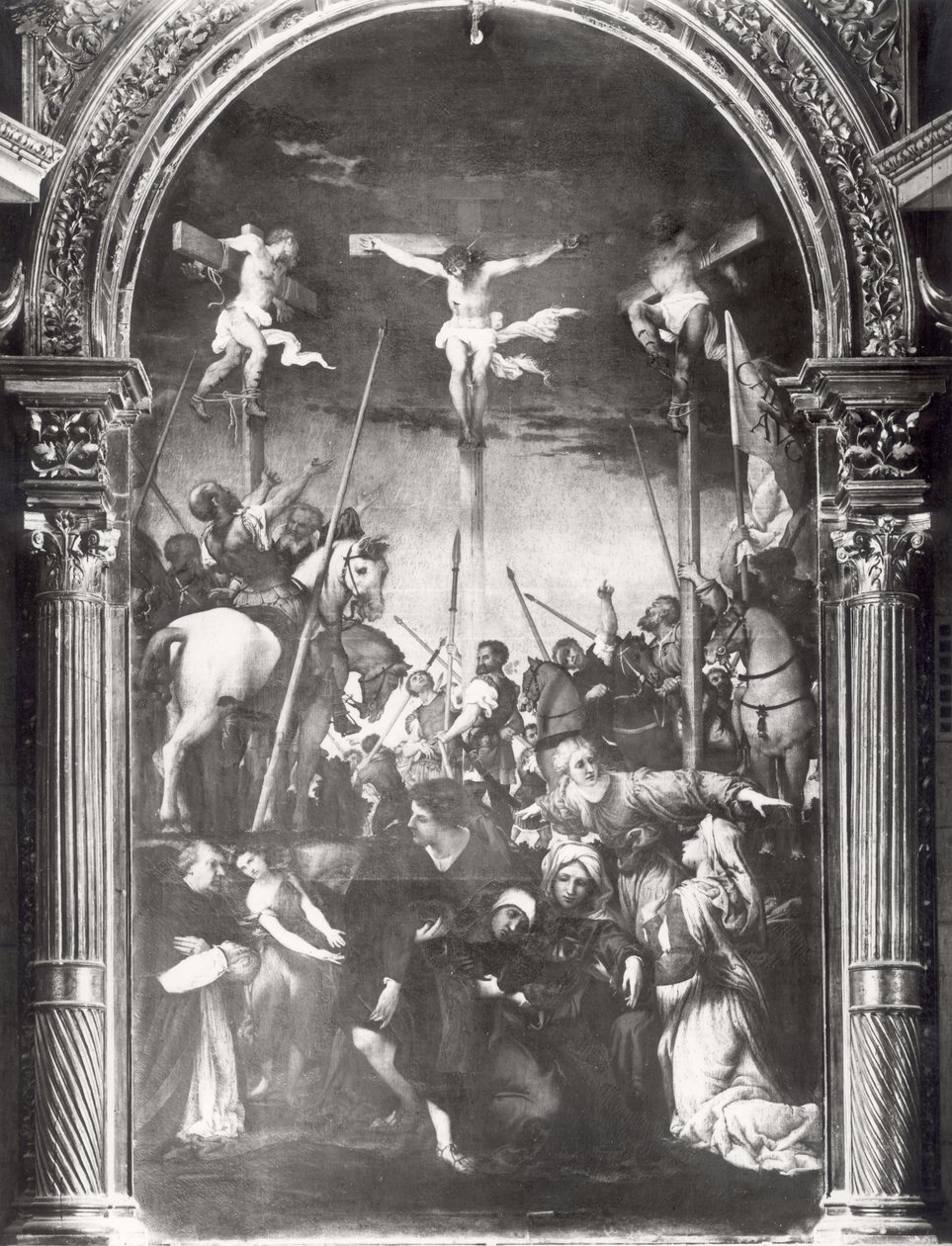 Korsfästelsen av Lorenzo Lotto