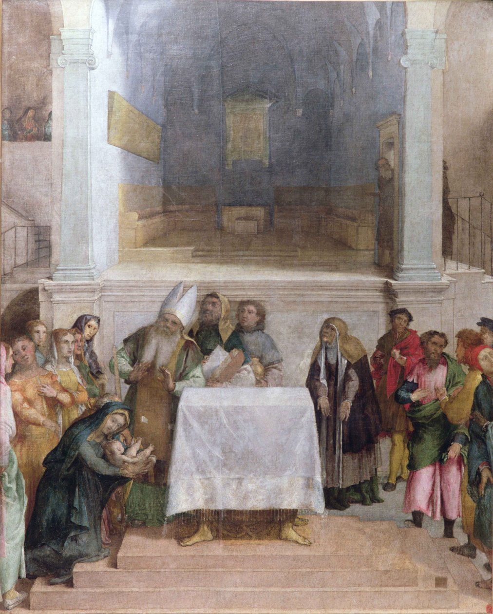 Presentation av Kristus i templet, ca 1556 av Lorenzo Lotto