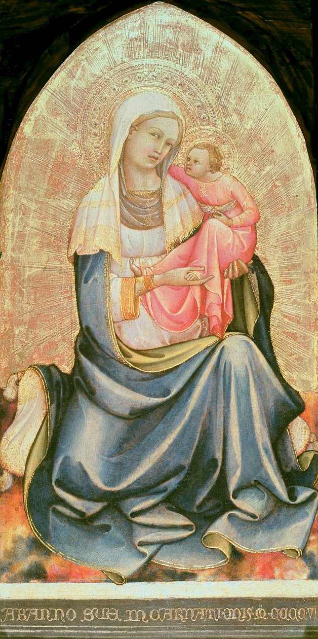 Madonna och barn av Lorenzo Monaco