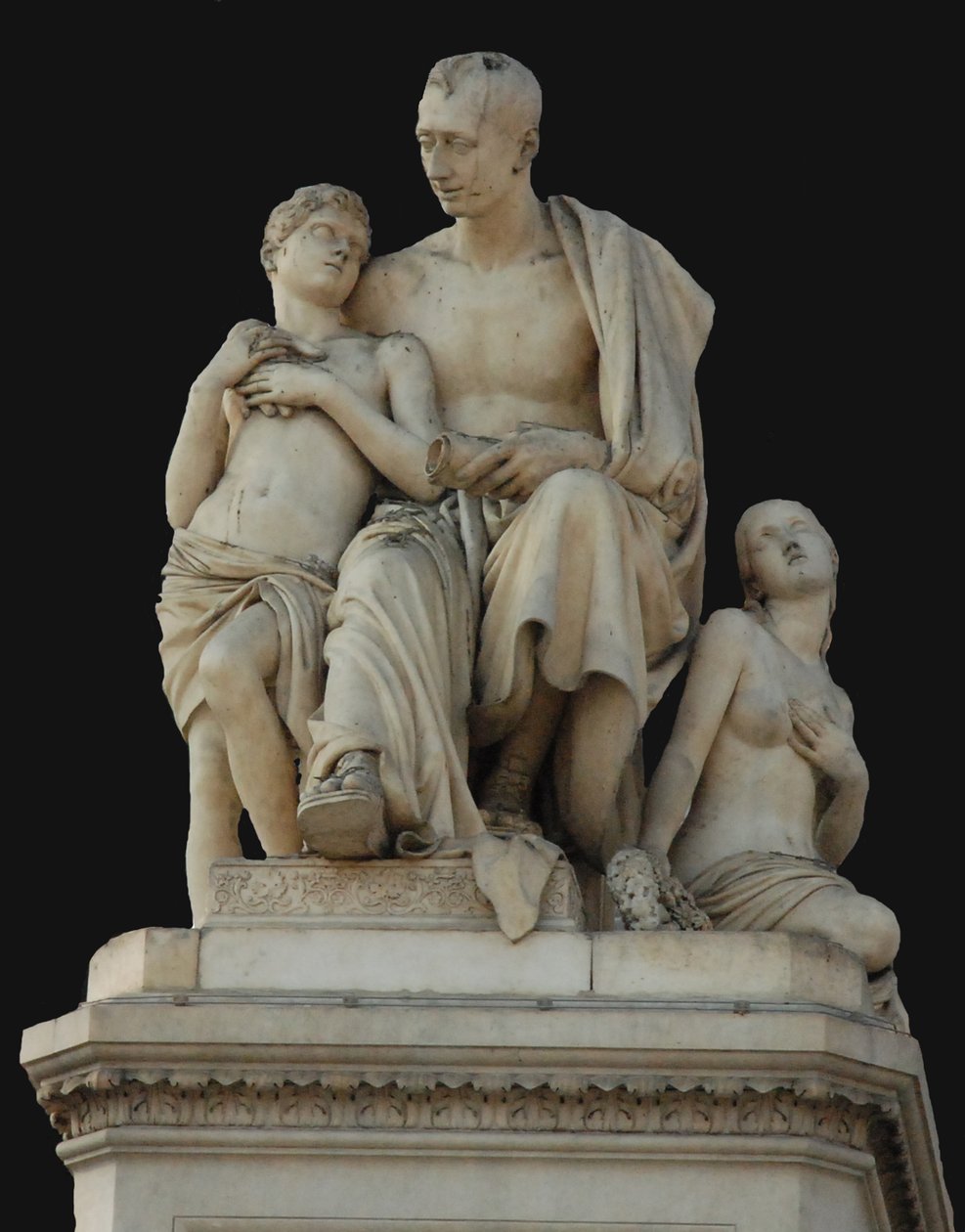 Monument till greve Nikolai Nikitich Demidov vid Piazza Demidoff i Florens, 1830-1850 av Lorenzo Bartolini