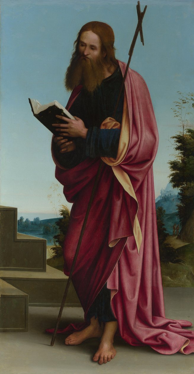 Sankt Filip apostelns högaltartavla, Oratorium av S. Pietro in Vincoli, 1505 av Lorenzo Costa