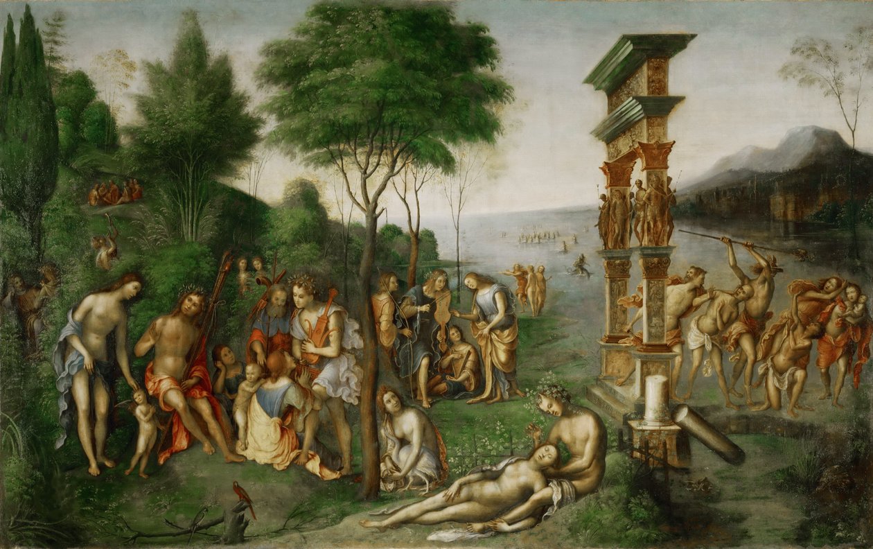 The Reign of Comus, mellan 1506 och 1511. av Lorenzo Costa