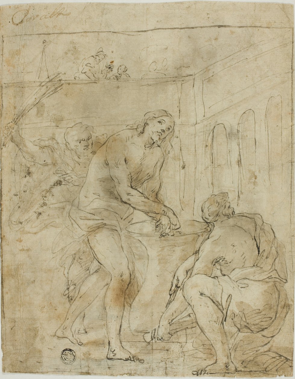 Kristi flagellation av Lorenzo Garbieri